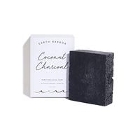 Earth Harbor Savon purifiant pour le visage au charbon de noix de coco | 100 % botanique + zéro déchet + pas de synthétiques | Charbon actif et spiruline
