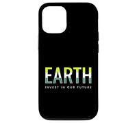Earth Invest in Our Future Earth Planet Environalist Coque pour iPhone 12/12 Pro