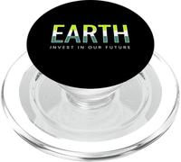 Earth Invest in Our Future Earth Planet Environalist PopSockets PopGrip pour MagSafe
