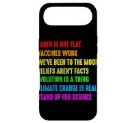 Earth is Not Flat Vaccins Work We're Been to The Moon Belie Coque pour iPhone Air