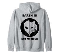 Earth is Not My Home (Motif Chat Extraterrestre Amusant) Sweat à Capuche