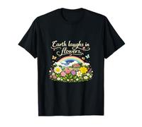Earth Laughs in Flowers Cottagecore Plante T-Shirt