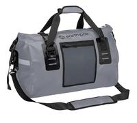 Earth Pak Sac de Sport imperméable - Parfait pour Tout Type de Voyage, léger, Grand Espace de Rangement, Sangles et poignées durables, matériau Robuste pour Garder Votre équipement en sécurité, Gris,
