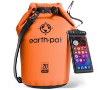 Earth Pak Sac étanche - Dry Bag Sack avec Sangle réglable pour Garder Le matériel au Sec Pendant Le Kayak, Le Rafting, la Navigation de Plaisance, la randonnée, Le Camping, et la pêche