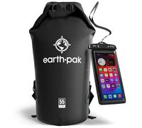 Earth Pak Sac étanche - Dry Bag Sack avec Sangle réglable pour Garder Le matériel au Sec Pendant Le Kayak, Le Rafting, la Navigation de Plaisance, la randonnée, Le Camping, et la pêche