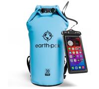 Earth Pak Sac étanche - Dry Bag Sack avec Sangle réglable pour Garder Le matériel au Sec Pendant Le Kayak, Le Rafting, la Navigation de Plaisance, la randonnée, Le Camping, et la pêche