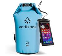 Earth Pak Sac étanche Unisexe avec étui étanche Bleu Clair 40 l