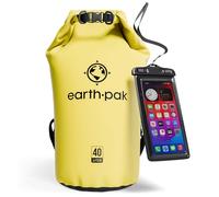 Earth Pak Sac étanche Unisexe avec étui étanche Jaune 40 L