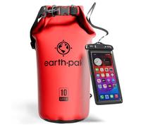 Earth Pak - Sac imperméable - Sac étanche avec fermeture pliable permettant de garder votre équipement au sec pour le bateau, la randonnée, le camping et la pêche avec étui imperméable pour téléphone.