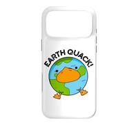 Earth Quack Jeu de Mots drôle tremblement de Terre Coque pour iPhone 17 Pro Max