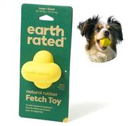 Earth Rated Balle pour Chiens et Chiots, Jouet interactif pour Lancer et rapporter, adapté aux Petites, Moyennes et Grandes Races, Disponible en Plusieurs Tailles, en Caoutchouc Naturel, Grande