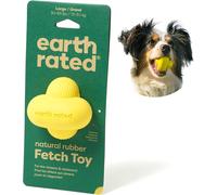 Earth Rated Balle pour Chiens et Chiots, Jouet interactif pour Lancer et rapporter, adapté aux Petites, Moyennes et Grandes Races, Disponible en Plusieurs Tailles, en Caoutchouc Naturel, Grande