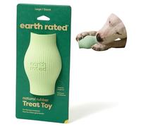 Earth Rated Jouet distributeur de friandises pour chien, jouet d'enrichissement pour chiens adultes et chiots, alimentation lente, passe au lave-vaisselle et au congélateur, caoutchouc naturel, taille