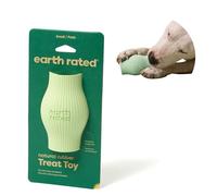 Earth Rated Jouet distributeur de friandises pour chien, jouet d'enrichissement pour chiens adultes et chiots, alimentation lente, passe au lave-vaisselle et au congélateur, caoutchouc naturel, taille