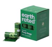Earth Rated Sacs à crottes pour chiens, sacs étanches et extra épais, recharges en rouleaux, parfum lavande, 270 sacs