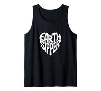 Earth Sipper - Love the Planet Eco Message Design Débardeur