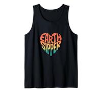 Earth Sipper - Love the Planet Eco Message Design Débardeur