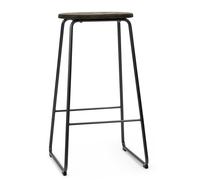 Earth Stool Tabouret de bar Mater Waste foncé H 69 cm - 5704794060459