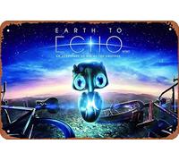 Earth to Echo Movie Plaque en métal 20,3 x 30,5 cm Décoration murale vintage rétro