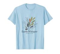 Earth Whisper Botanical Line Art, Design Minimaliste de Plantes T-Shirt