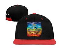 Earth Wind & Fire-Greatest Hits Music Band Logo Hip Hop Band Baseball Cap White Adjustable Plain Hat