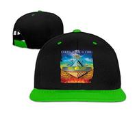 Earth Wind & Fire-Greatest Hits Music Band Logo Hip Hop Band Baseball Cap White Adjustable Plain Hat