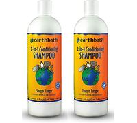 Earthbath Shampooing revitalisant 2 en 1 pour Animaux de Compagnie, shampooing et après-shampoing pour Chien, conditionne et démêle, fabriqué aux États-Unis - Mango Tango, 473,6 g (Lot de 2)