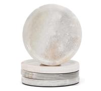 Earthen Crafts White Onyx Marble Coasters, Handmade, Durable and Elegant, 4 inch Round Stone Coasters for Drinks, Meeting Table Decor, Kitchen, Bar, Set of 4