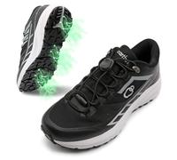 earthinglife Chaussures de course de trail pour homme, connectez à la terre pour la guérison naturelle, chaussures de randonnée imperméables, semelle extérieure en caoutchouc antidérapant pour la