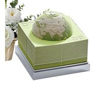 Earthly Time Piece - Ornements de bureau détachables, cadeau panoramique décoratif, artisanat découpé | Table de chevet pour conférence scolaire, coiffeuse, Installation d'espace de travail de