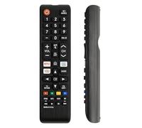 EARTHMA Télécommande de rechange compatible avec Samsung® Smart TV - BN59-01315J - Boutons Netflix Prime Video - Touches braille - 4K QLED UHD Crystal - Aucune configuration requise