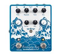 EarthQuaker Devices Avalanche Run V2 Réverbération et Retard Pédale Noir/Blanc