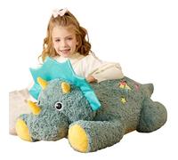EARTHSOUND Dinosaure Tricératops Peluche Géant Animal Jouet, Gros Grand Animaux Géante XL XXL 78cm Peluche Mignon,Cadeaux Adorable pour Les Enfants