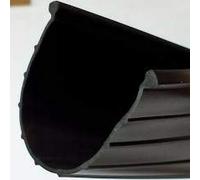 Earthtec Joint d'étanchéité en vinyle noir OEM pour porte de garage Wayne Dalton (2,7 m)