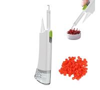 Earthworm Bloodworm Clip, Magnetic Portable Holder Bander with Elastic Bands, Lightweight Tackle Tool, Red Worm Clip with Efficient Style, Fishing Accessory for River & Sea