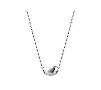 eartif Collier avec pendentif en forme de haricot pour femme, collier long tendance mignon pour adolescentes, bijoux cadeau d'été., Cuivre, Pas de gemme