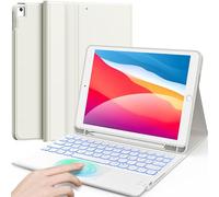 Earto iPad 9ème génération 10.2 pouces, pavé tactile intelligent, éclairage 7 couleurs, iPad Pro 10.5, blanc