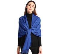 Ease Leap Cachemire Hiver Chaud Écharpe Pour Femmes Pashmina Châle Wrap Hommes Grandes Écharpes Douces pour Autum et Hiver 200cm x 70cm,Bleu,78.7 x 27.6 Pouce
