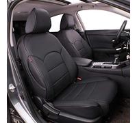 Easeadd Cuir Housses de Siège sur Mesure pour Renault Captur 2 2022 2021 2020 Life Zen Intens Business RS-Line Initial-Paris - Noir