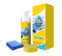 Easehub Multi Enzyme Cleaner, Easehub 4-in-1 Multi-enzyme Foam Cleaner, Nettoyant Matelas avec Chiffon et Éponge, Mousse Nettoyante Sans Rinçage pour Intérieur de Voiture, Cuir, 150ml