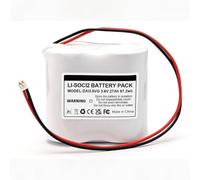 Easekent 3.6V 27Ah Li-SOCl2 Batterie de Remplacement pour Sirène Delta Dore BAT6416222, BP CS 8000 Tyxal+, SI-SEFIO3