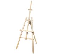 Easel massive trois pieds 178 cm en bois de hêtre naturel professionnel