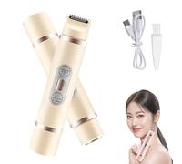 Easepicks Shaver, Comfort 2 in 1 Electric Lady Shaver, 2025 New Rechargeable Bikini Trimmer for Women, Wet and Dry Use Body Trimmers for Home (Beige)