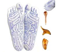 Easerelief Socks Women, Easy Relief Socks, Acupressure Reflexology Socks with Tools - Position Indicators and Trigger Point, Pressure Point Foot Massage for Relieving Fatigue & Pain (F, Women)