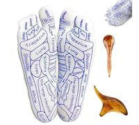 Easerelief Socks Women, Easy Relief Socks, Acupressure Reflexology Socks with Tools - Position Indicators and Trigger Point, Pressure Point Foot Massage for Relieving Fatigue & Pain (E, Men)