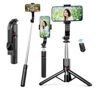 EASERIA Perche à selfie compatible avec iPhone Samsung, trépied de téléphone portable pour streamer en direct, perche à selfie et trépied avec support de téléphone portable amovible et télécommande