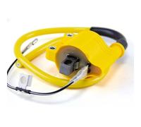 EaseSunny Bobine d'allumage Racing haute puissance 56 KV, résistant à la chaleur, facile à installer, pour carburateur 2T 4T moto ATV jaune, 1 pièce