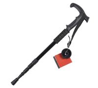 EaseSunny Canne de marche pliable en alliage d'aluminium, réglable de 53 à 110 cm, bâton de randonnée télescopique avec embout en caoutchouc antidérapant pour camping, voyage, extérieur