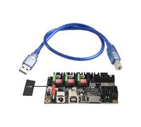 EaseSunny Carte de contrôle pour MKS DLC32 V2.1, carte mère Dual Core 32 bits hors ligne avec WiFi BT, page Web et contrôle par application mobile, compatible avec GRBL LightBurn