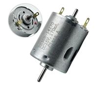 EaseSunny DC 6V-24V 10300RPM Moteur électrique double brosse RS-365SH-14170 pour aspirateur robotique, brosse principale, roue latérale et modèles de bricolage